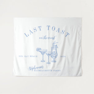 Last Toast on The Coast Bachelorette Party  Tapestry