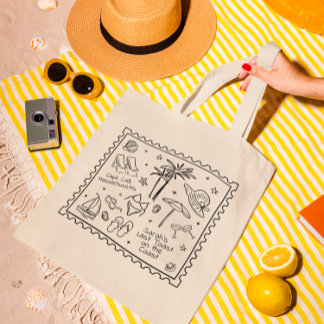 Last Toast on the Coast Bachelorette Tote Bag