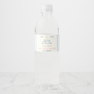 Last Toast On the Coast Bachelorette Water Bottle Label