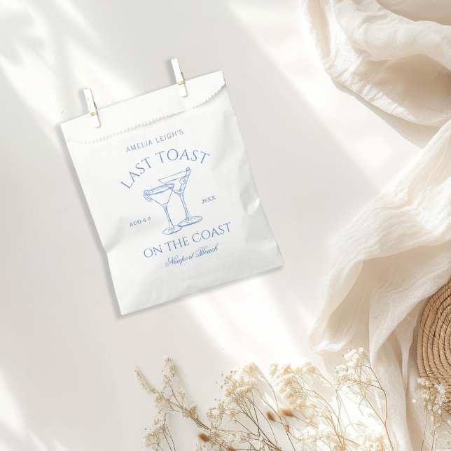 Last Toast on The Coast Bachelorette Weekend Favor Bag (Creator Uploaded)