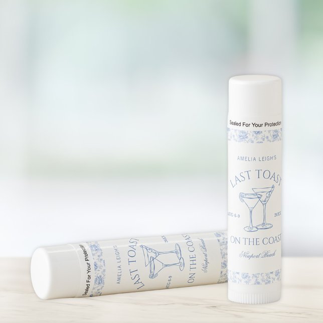 Last Toast on The Coast Bachelorette Weekend Lip Balm (Creator Uploaded)