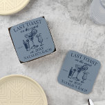 Last Toast On The Coast Beach Bachelorette Party Square Paper Coaster<br><div class="desc">Elevate your Last Toast On The Coast Beach Bachelorette Party with the exquisite Last Toast On The Coast Square Paper Coaster. This personalized luxury bachelorette accessory embodies the essence of a cocktail social club celebration, offering a touch of sophistication to your beach bachelorette soirée. Immerse yourself in the coastal charm...</div>