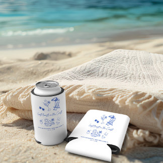 Last Toast on The Coast Beach Bachelorette Welcome Can Cooler
