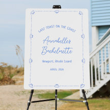 Last Toast on the Coast Beach Bachelorette Welcome