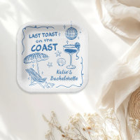 Last Toast on the Coast Beach Blue Bachelorette