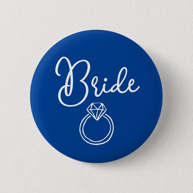 Last Toast on the Coast Bride Button (Front)