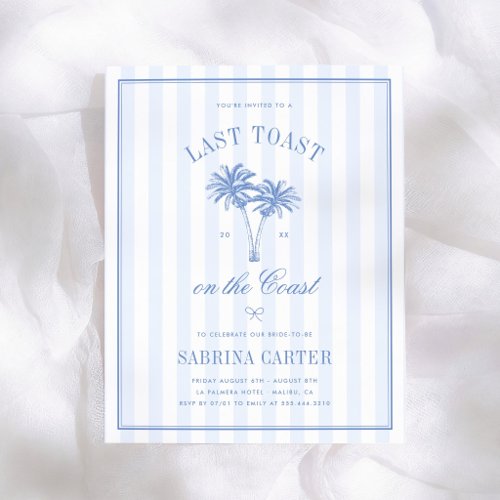 Last Toast On The Coast Budget Bachelorette