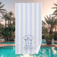 Last Toast On The Coast Dusty Blue Striped