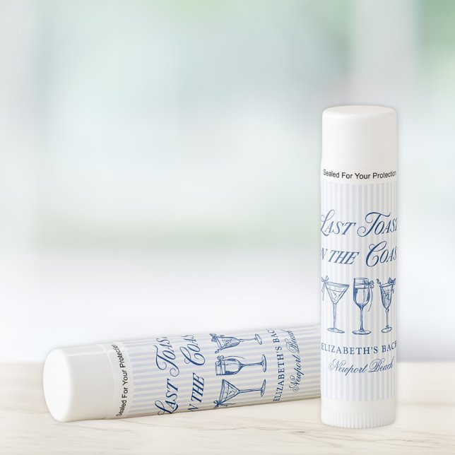 Last Toast on The Coast Elegant Hand Drawn Bows Lip Balm (Creator Uploaded)