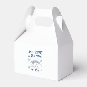 Last Toast on the Coast Est 2025 Favor Boxes