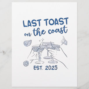 Last Toast on the Coast Est 2025 Flyer