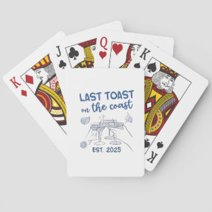 Last Toast on the Coast Est 2025 Poker Cards