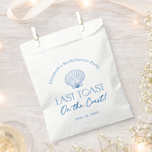 Last Toast on the Coast Recovery Kit Favor Bag (Clipped)