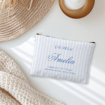 Last Toast on The Coast | The Bride Accessory Pouch<br><div class="desc">This design features trendy bold text,  beachy coastal vibes with hand drawn cocktails.</div>