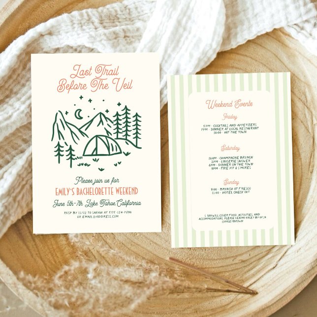 Last Trail before the Vail Bachelorette Weekend Invitation (Creator Uploaded)