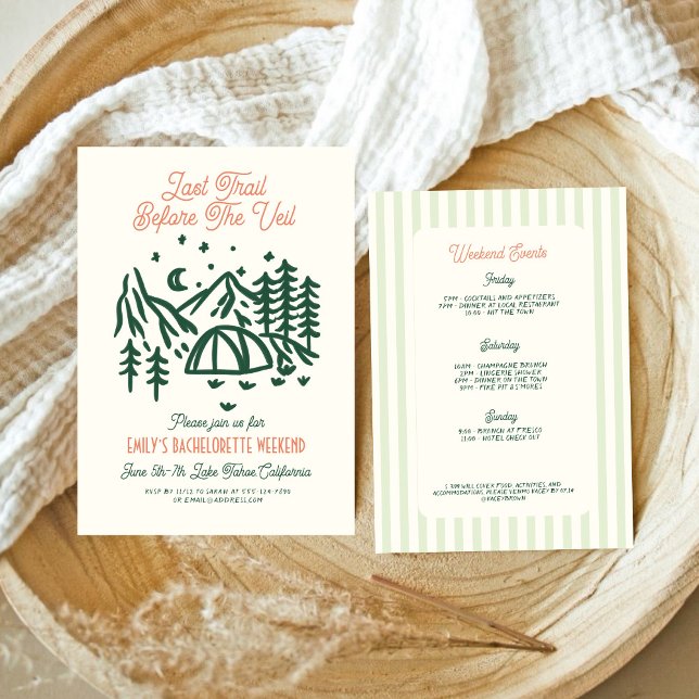 Last Trail before the Vail Bachelorette Weekend Invitation (Creator Uploaded)