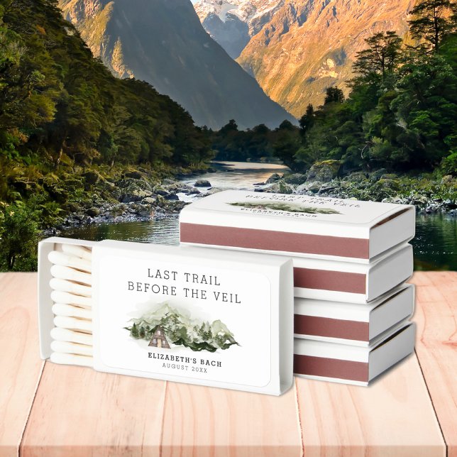Last Trail Before The Veil Bachelorette Weekend Matchboxes (Creator Uploaded)