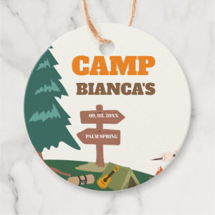 Last Trail Before The Veil Camp Bachelorette Favor Tags