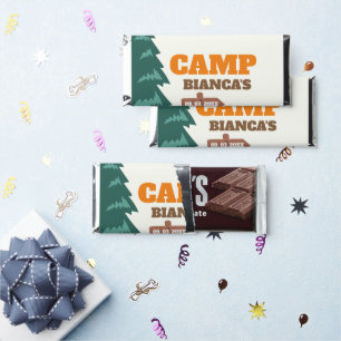 Last Trail Before The Veil Camp Bachelorette Hershey Bar Favors