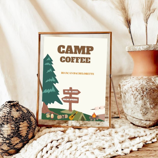 Last Trail Before The Veil Camp Coffee Sign  (Creator Uploaded)