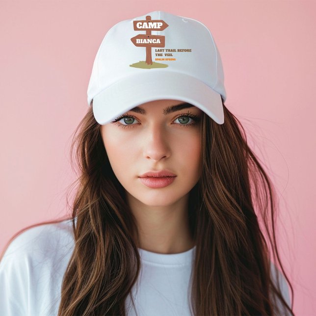 Last Trail efore the veil Camping Bachelorette Trucker Hat (Creator Uploaded)