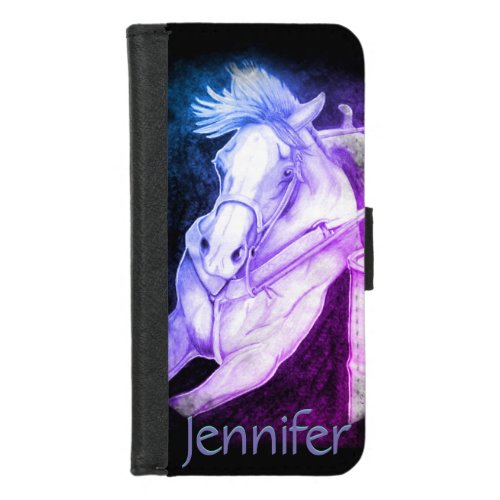 Last Turn purple iPhone 87 Wallet Case