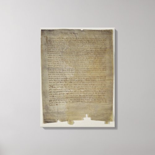 Last will and testament of the artist canvas print