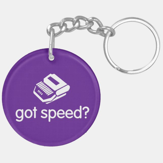 last word/ got speed steno keychain (Back Left)