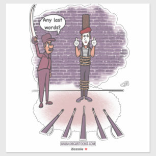 Last Words Custom Cut Sticker