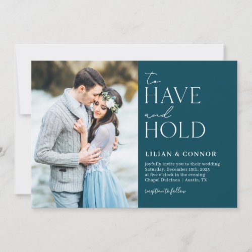 Lasting Promise Editable Color Wedding Invitation