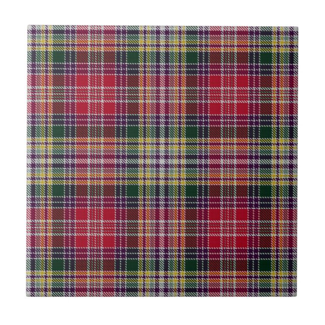 Lasting Tartan Ceramic Tile (Front)