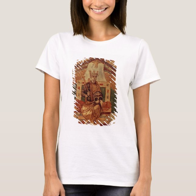 Lat 1152 f.3v Charlemagne (Carolus Magnus, Charles T-Shirt (Front)