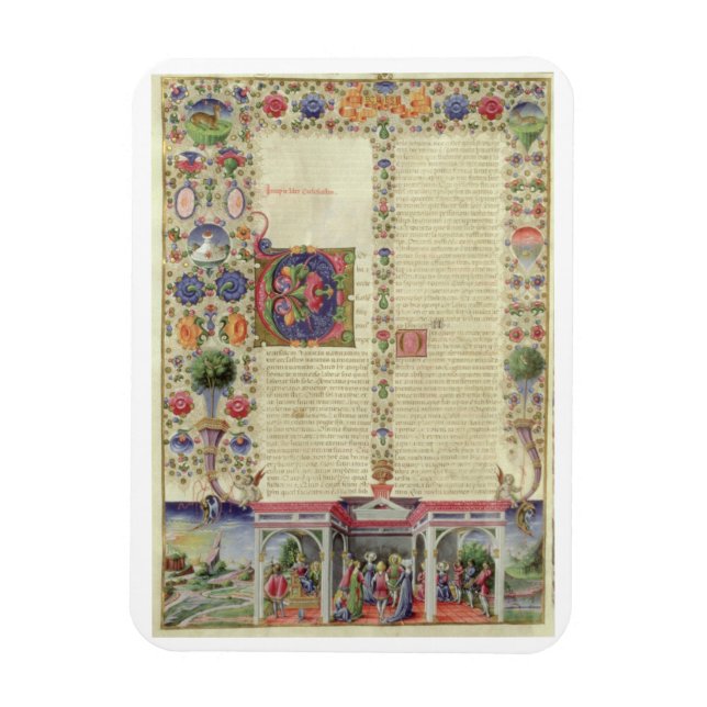 Lat 422 VolI fol.280v The Beginning of the Book of Magnet (Vertical)