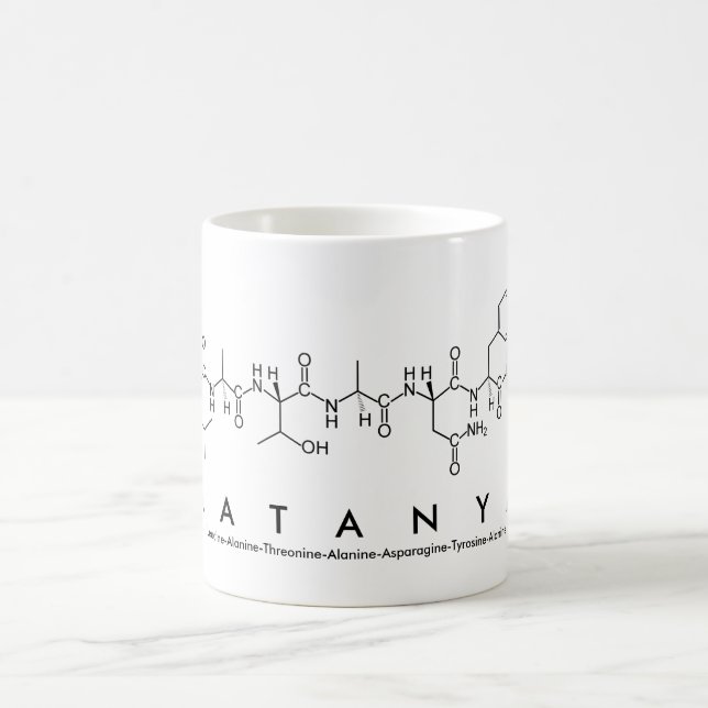 Latanya peptide name mug (Center)
