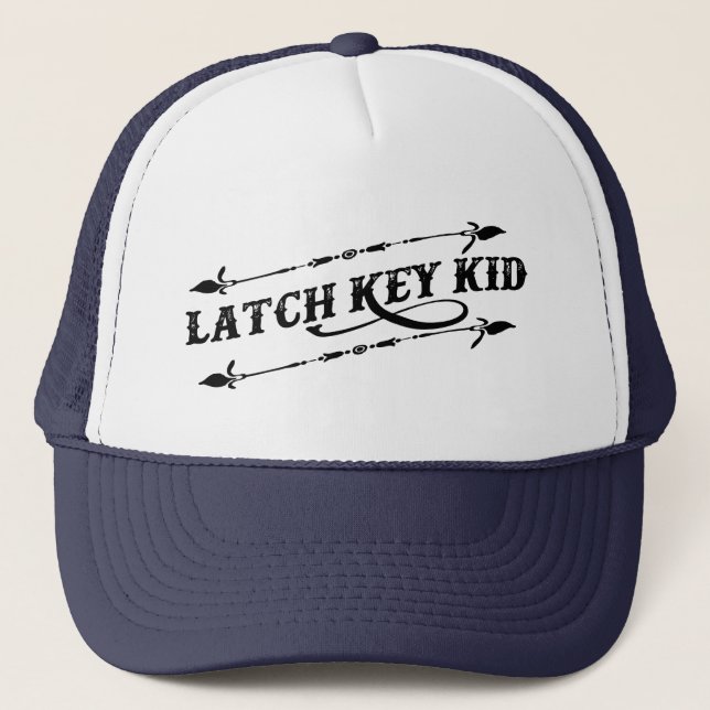Latch Key Kid Trucker Hat (Front)