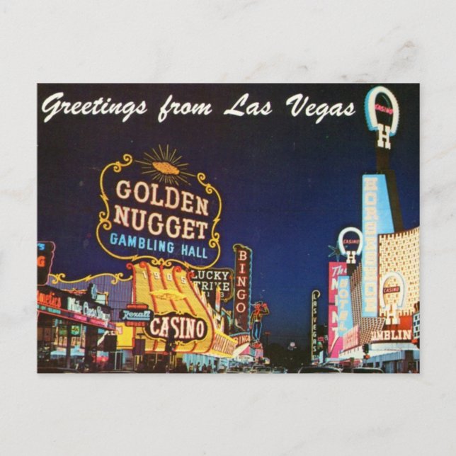 Late 1950s Las Vegas Postcard (Front)