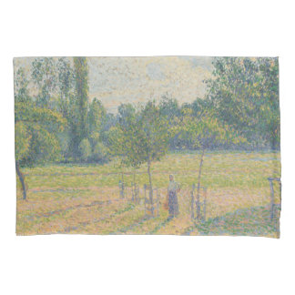 "Late Afternoon in our Meadow" - Camille Pissarro Pillow Case