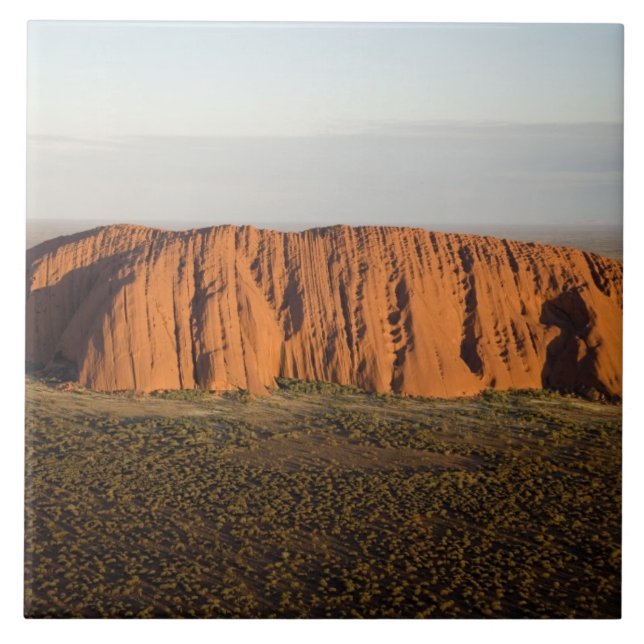 Late Afternoon Light on Uluru / Ayers Rock, Ceramic Tile (Front)