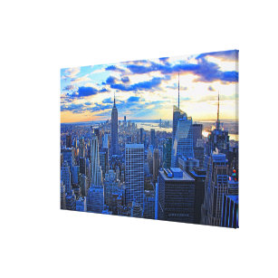 New York City Skyline Canvas Art Prints Zazzle