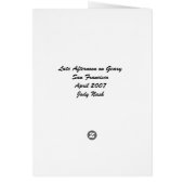 Late Afternoon on Geary (Back)