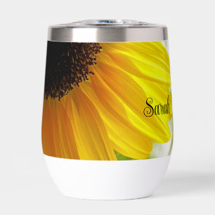 Late Afternoon Sunflower Thermal Tumbler