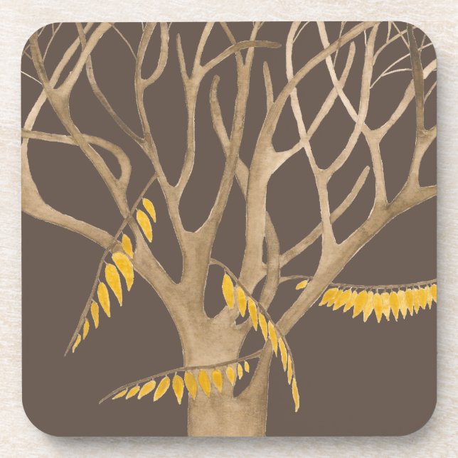 Late Autumn on a Coaster Set (Front)