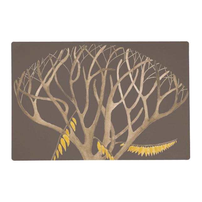 Late Autumn on a Laminated Placemat (Front)