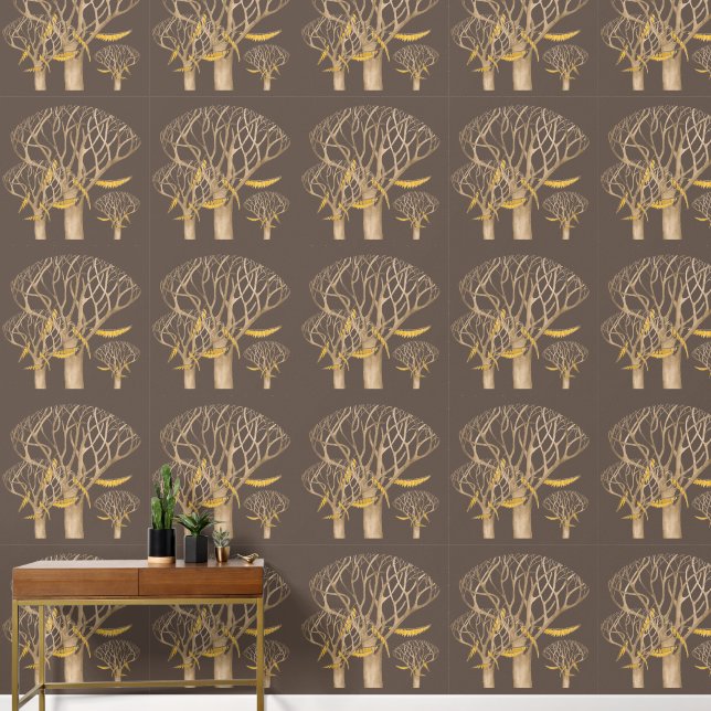 Late Autumn on a  Wallpaper (Hallway)