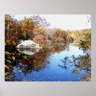 Late Fall in the park Poster