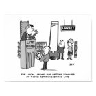 Late Library Book. Severe Penalty for Late Returns