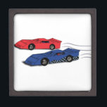Late Models Racing Gift Box<br><div class="desc">These hot rods are a young man's dream car. Even if you don't have the cars, wear it on a sharply decorated shirt or jacket!</div>