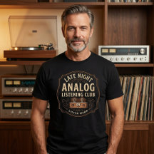 Late Night Analog Listening Club Tee