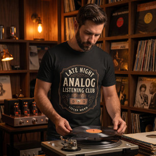 Late Night Analog Listening Club Tee