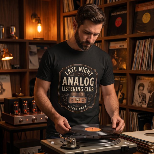 Late Night Analog Listening Club Tee (Creator Uploaded)